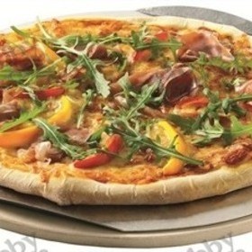 PIETRA REFRATTARIA  36,5 CM ROTONDA PER PIZZA PER BARBECUE A CARBONE