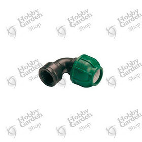gomito a 90 con deriv. fil. femmina PN10 alta pressione  16 x 1/2